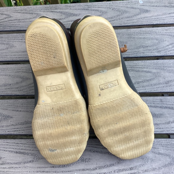 SPERRY Top Sider Saltwater Leather Waterproof Rain Duck Boots Womens 9 #91176 - Picture 6 of 10